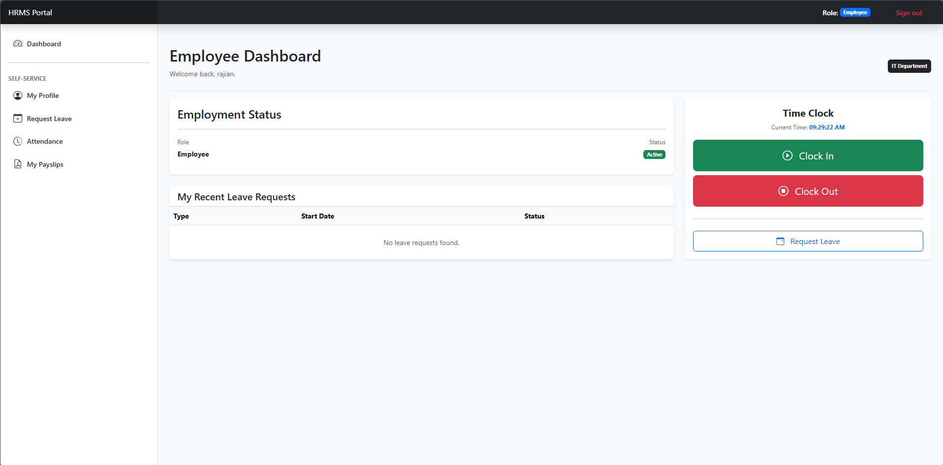 HR Management System